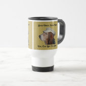 Tasse Basset Hound war dort getan, dass (VorderseiteRechts)