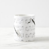 Tasse - Bassklarinette mit Blattmusik (Mittel)