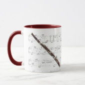 Tasse - Bassoon mit Blattmusik (Links)