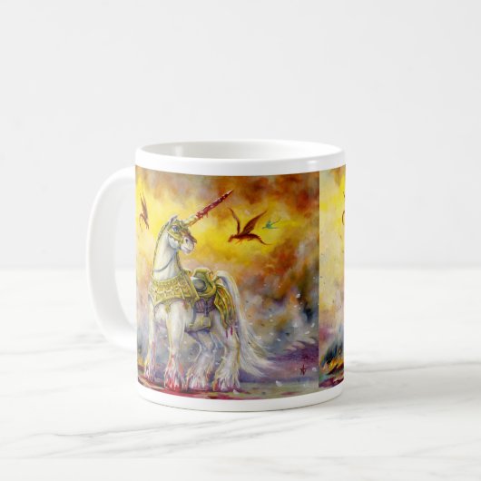 Tasse Battle Unicorn (Vorderseite Links)