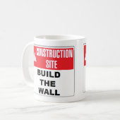 Tasse "Bau der Mauer" (Vorderseite Links)