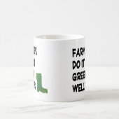 Tasse - Bauer tun es in Grünen Weltläufern (Mittel)