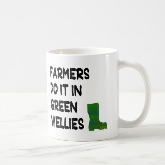 Tasse - Bauer tun es in Grünen Weltläufern (Rechts)