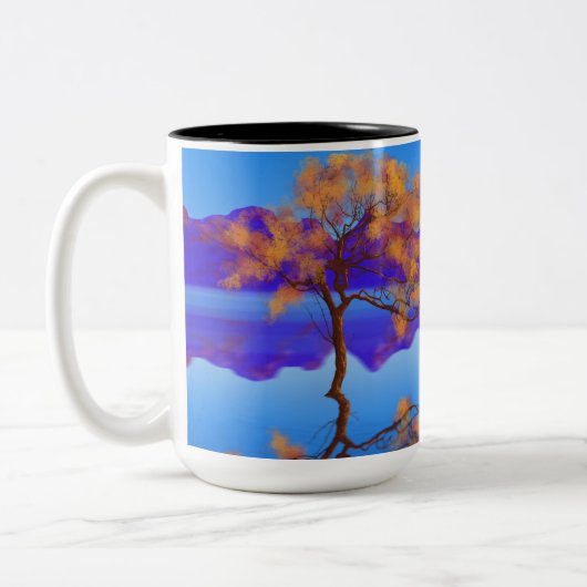 Tasse "Baum am blauen See" (Links)