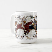 Tasse Bayeux Tapestry Scene (Vorderseite Links)