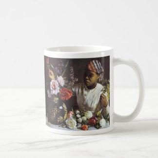 Tasse: Bazzile Negress mit Pfingstrosen Kaffeetasse