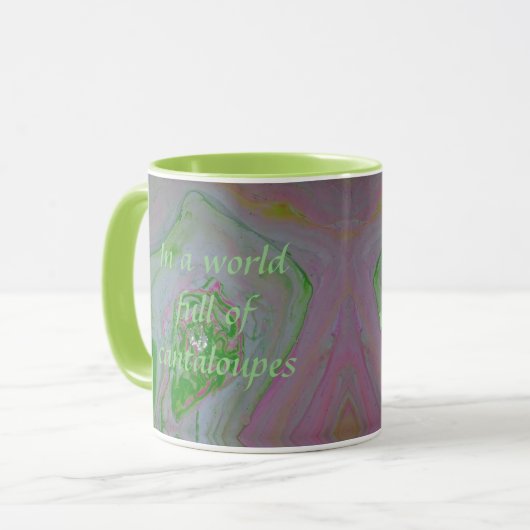 Tasse "Be a Watermelon" (Vorderseite Links)