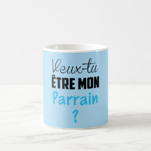 Tasse BECHER Geschenk wollen du mein Pate sein?