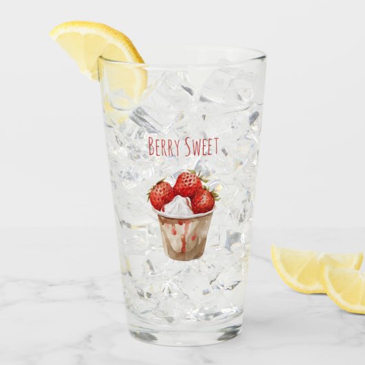Tasse Beerensüße Erdbeeren (Vorderseite Ice)