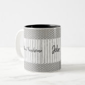 Tasse Behalte sie Handsome Stripe Punkt (Vorderseite Links)