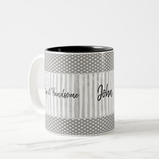 Tasse Behalte sie Handsome Stripe Punkt (Vorderseite Links)