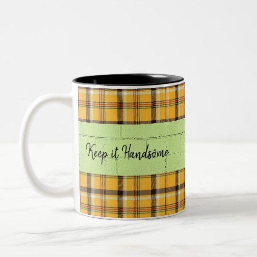 Tasse Behalten Handsome Kariert (Links)