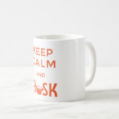 Tasse behalten Ruhe und Busk (VorderseiteRechts)