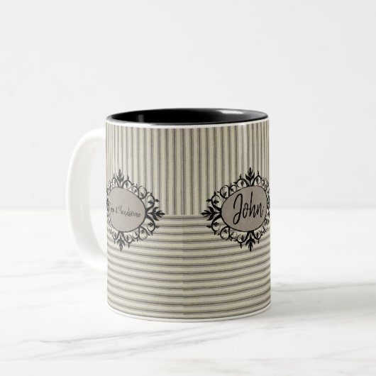 Tasse Behielt es Handsome Stripe (Vorderseite Links)