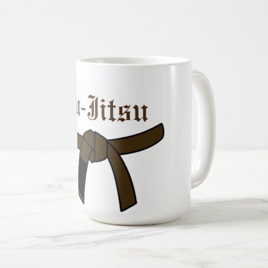 Tasse Belt Jiu-Jitsu (VorderseiteRechts)