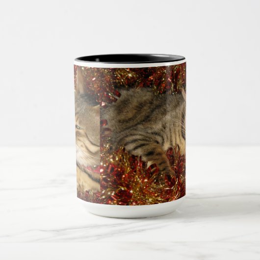 Tasse - bengalische Katze (Zentrum)