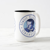 Tasse - Benoit Orchester (blaues Logo) (VorderseiteRechts)