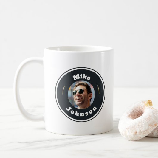 Tasse - Benutzerdefiniert Personalisiert (Name hin (Mit Donut)