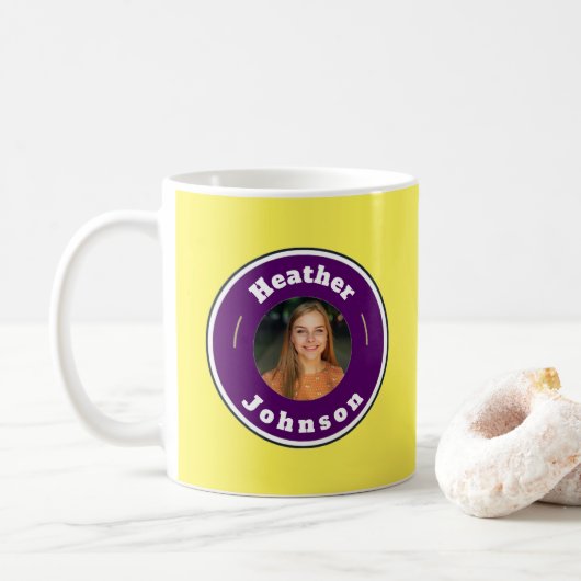 Tasse - Benutzerdefiniert Personalisiert (Name und (Mit Donut)