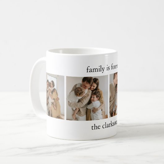 Tasse benutzerdefinierter Familien (Vorderseite Links)