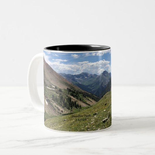 Tasse Berge - Hasen aus Redclow (Vorderseite Links)