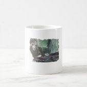 Tasse beschäftigt am Tag der Kaffeepause (Mittel)