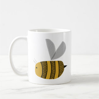 Tasse - beschäftigte Hummel-Biene