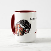 Tasse: Best Friend Basset HoundDog Tasse (Vorderseite Links)