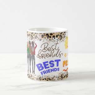 Tasse 'Beste Freunde für immer' mit süßen Cartoon-
