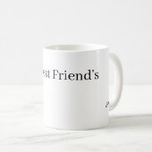Tasse: Beste Freundin Kaffeetasse (VorderseiteRechts)