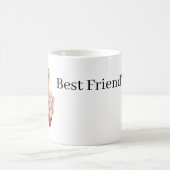 Tasse: Beste Freundin Kaffeetasse (Mittel)