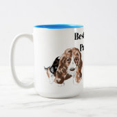 Tasse: Beste Freundin Zweifarbige Tasse (Links)