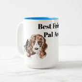 Tasse: Beste Freundin Zweifarbige Tasse (Vorderseite Links)