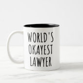 Tasse 'Bester Anwalt der Welt' Lustiges Geschenk f (Links)