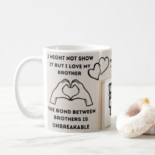 Tasse "Bester Bruder überhaupt" mit herzlicher Lie