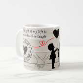 Tasse "Bester Bruder überhaupt" mit herzlicher Lie (Vorderseite Links)