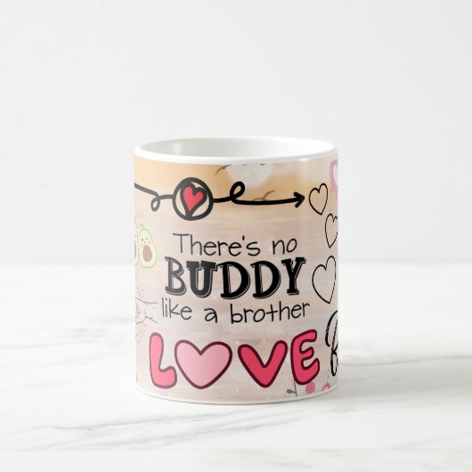 Tasse "Bester Bruder überhaupt" mit herzlicher Lie (Mittel)