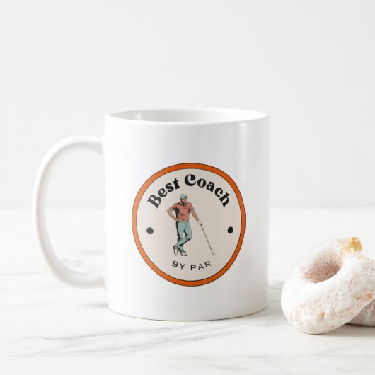 Tasse - Bester Coach von Par (Mit Donut)