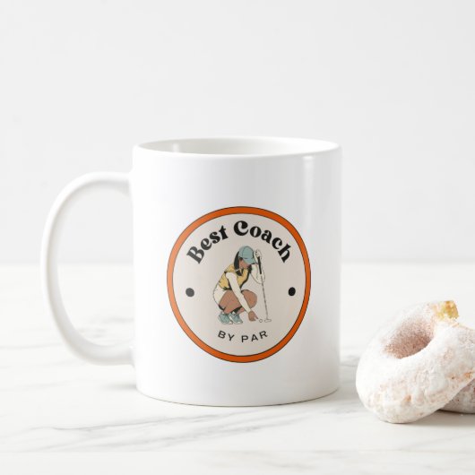 Tasse - Bester Coach von Par (Mit Donut)