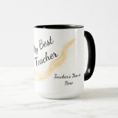 Tasse "Bester Lehrer" (VorderseiteRechts)