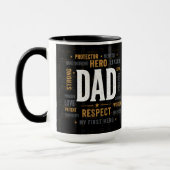 Tasse 'Bester Vater Aller Zeiten' | Respekt Held V (Links)