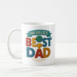 Tasse 'Bester Vater der Welt' | Retro-Geschenk zum