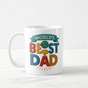 Tasse 'Bester Vater der Welt' Retro-Geschenk zum