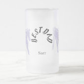 Tasse: Bester Vater Mattglas Bierglas (Mittel)