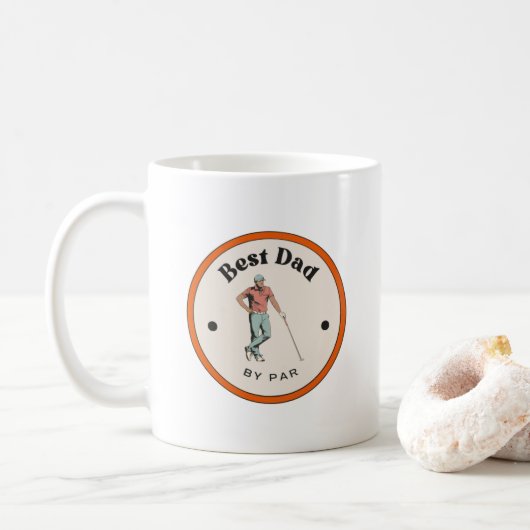 Tasse - Bester Vater nach Par (Mit Donut)