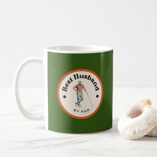 Tasse - Bestes Ehemann von Par - Golfer (Mit Donut)