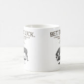 TASSE BET'ER GLÜCK-B/W (Mittel)