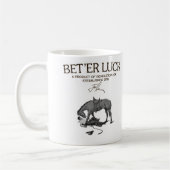 TASSE BET'ER GLÜCK-B/W (Links)