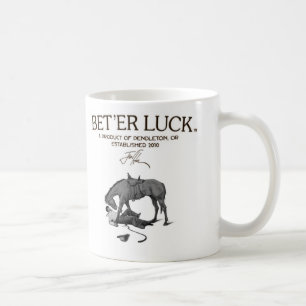TASSE BET'ER GLÜCK-B/W