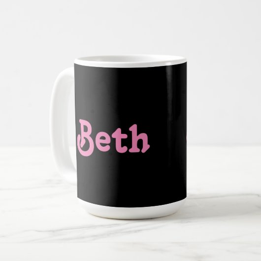 Tasse Beth (Vorderseite Links)